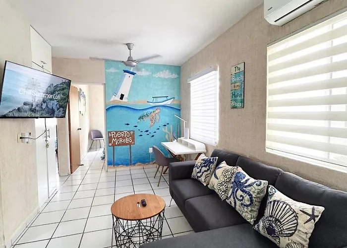 Apartment Loft Yexalem In 7 Min To The Puerto Morelos